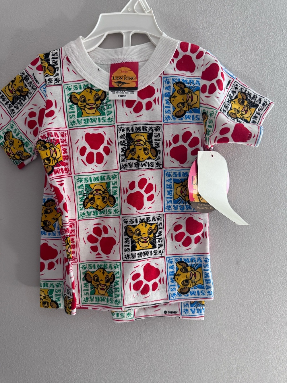 Vintage 1994 lion king Deadstock set 24 m
